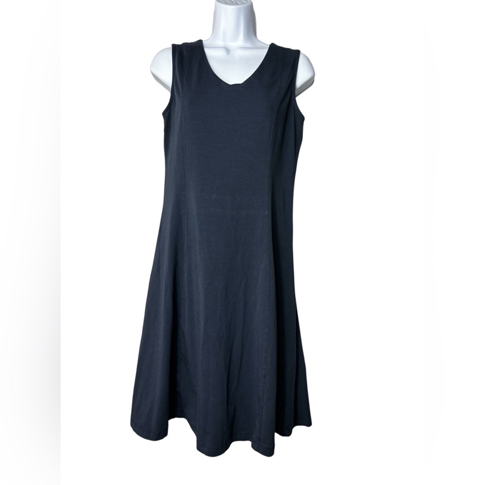 Simply Art by Dolcezza Sleeveless Dress Blue Stretchy  Womens Size Medium Casual